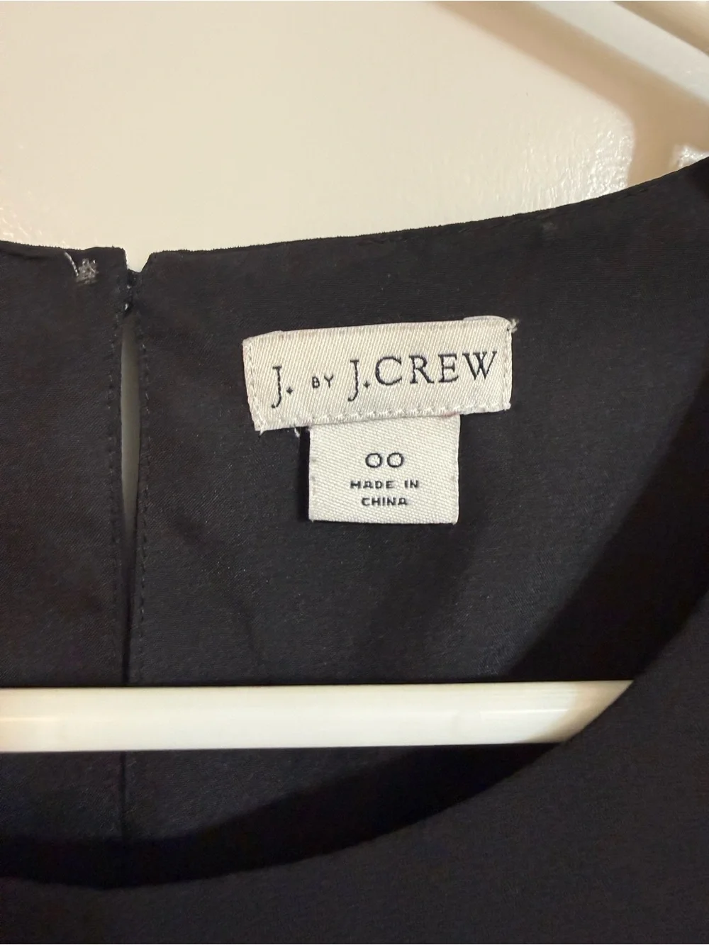 J. Crew Black Flutter Sleeve Women's Blouse